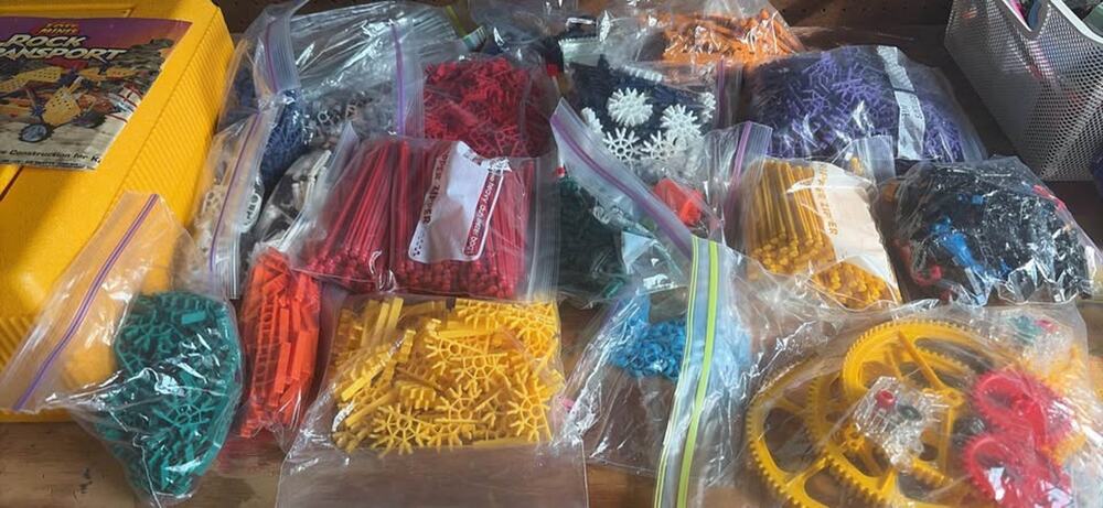K'NEX Solar Power and Lost Mines Rock Transport Sets